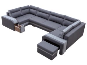 miniaturka Narożnik Podkowa Z Dużą Powierzchnią Spania FORTOLEZA U