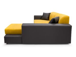 miniaturka Nowoczesny Narożnik Z Pufą DELMAS