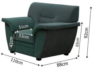 miniaturka Duży Fotel Tapicerowany BRITS