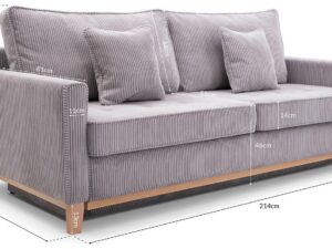 miniaturka Sofa Glamour Rozkładana PELATAS
