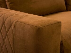 miniaturka Narożnik z Zagłówkami i Chromowanymi Nóżkami SANDTON