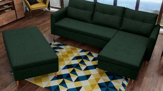 miniaturka Szeroka Pufa Do Salonu MASERI