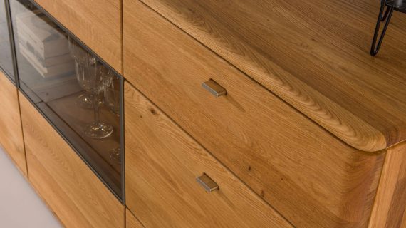 miniaturka Regał Drewniany Niski Słupek Praga