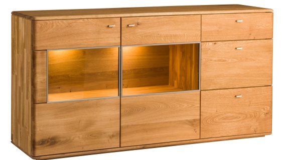 Komoda Drewniana Duża do Salonu Praga