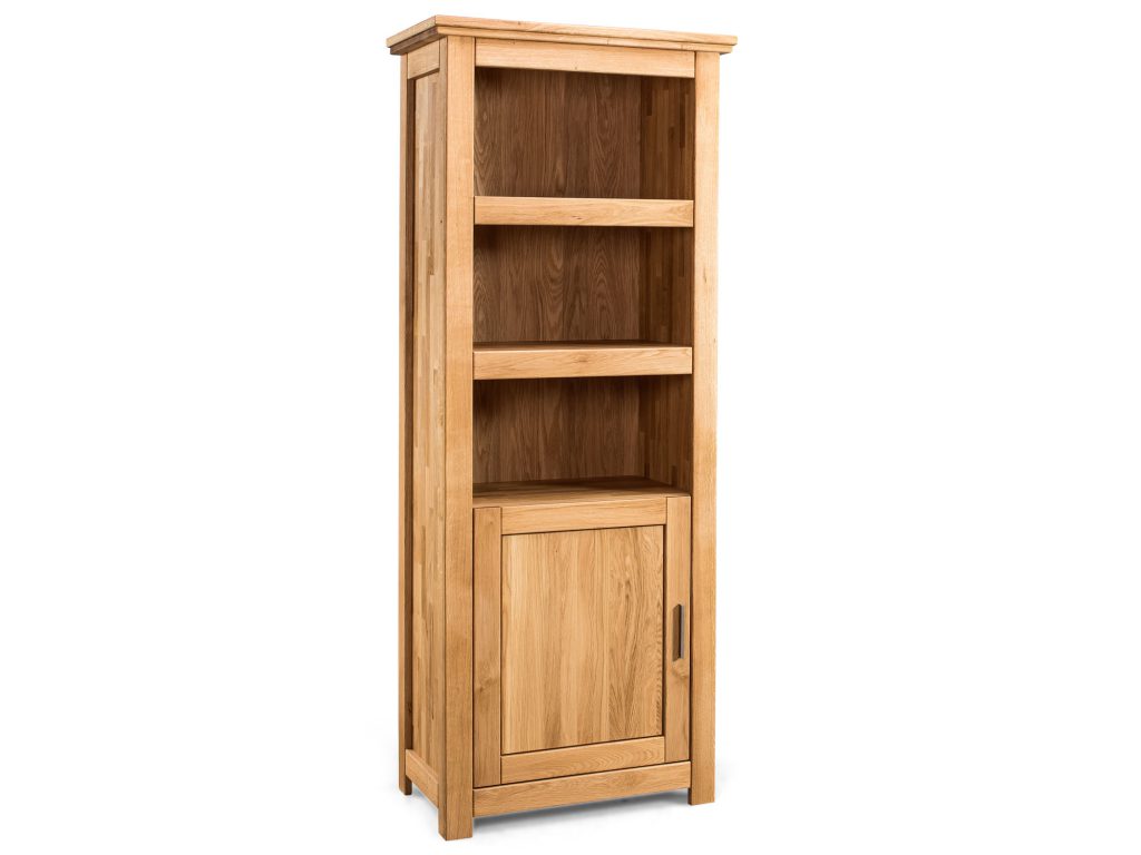 Regał Wysoki Słupek Drewniany Mediolan