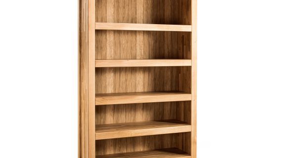 Regał na Książki Drewniany Duży Mediolan