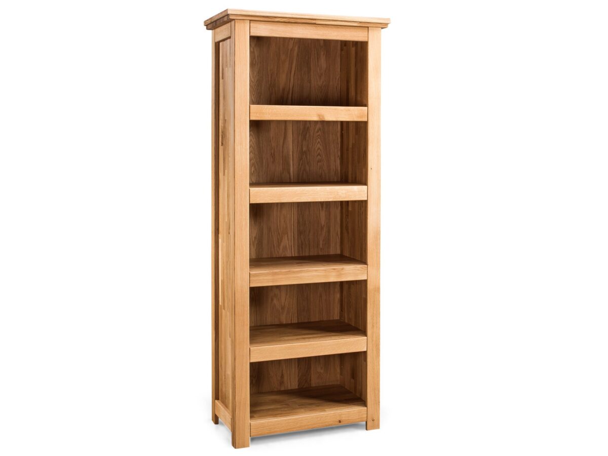 Regał Wysoki Słupek Dębowy Mediolan