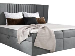 miniaturka Łóżko kontynentalne z wysokim oparciem KARLA