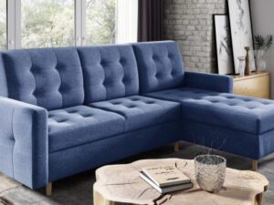 miniaturka Pikowany Narożnik z funkcją spania RETO