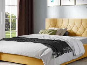 miniaturka Pikowane łóżko tapicerowane SOLO