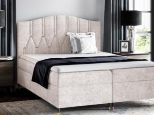 Wysokie łóżko kontynentalne Jule