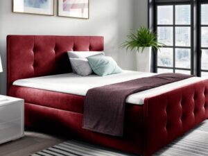 miniaturka Nowoczesne łóżko kontynentalne BLOOM