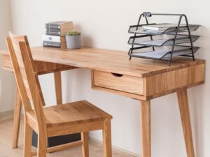 miniaturka Krzesło z litego dębu NADINE