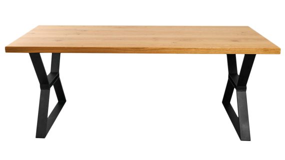 Stół Dębowy do Jadalni w Stylu Loft AREO