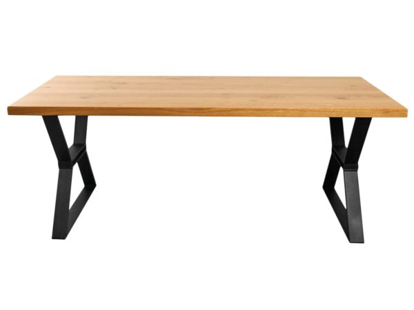 Stół Dębowy do Jadalni w Stylu Loft AREO