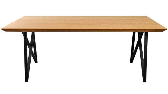 miniaturka Stół Dębowy na Metalowych Nogach DARCO