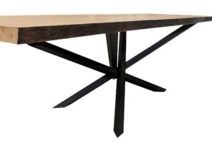 miniaturka Stół Drewniany z Metalowymi Nogami Pająk ALEX