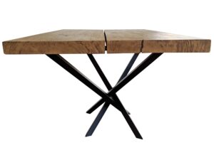 miniaturka Stół Drewniany z Metalowymi Nogami Pająk ALEX