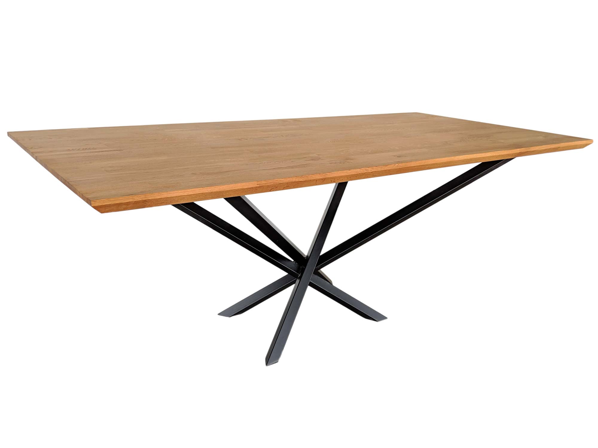 Stół Drewniany z Metalowymi Nogami Pająk ALEX