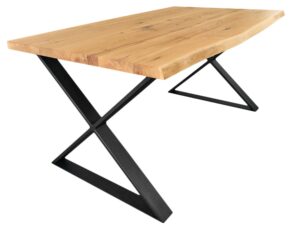 miniaturka Stół Drewniany z Metalowymi Nogami VIRAGO