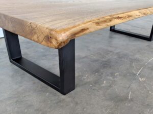 miniaturka Stolik Kawowy z Drewnianym Blatem MEXICO