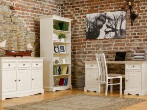 miniaturka Solidne biurko z litego drewna NISAN