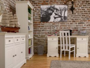 miniaturka Solidne biurko z litego drewna NISAN