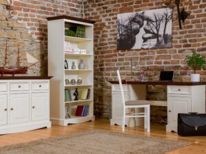 miniaturka Solidne biurko z litego drewna NISAN