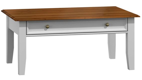 Klasyczna ława do salonu z szufladą NISAN