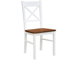 Klasyczne krzesło drewniane biały orzech NISAN 3