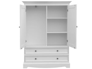 miniaturka Biała komoda drewniana bieliźniarka NISAN