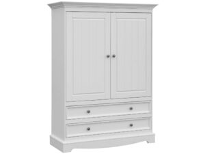 miniaturka Biała komoda drewniana bieliźniarka NISAN