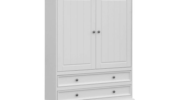 miniaturka Biała komoda drewniana bieliźniarka NISAN