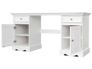 miniaturka Solidne biurko z litego drewna NISAN