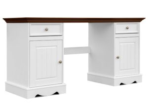 miniaturka Solidne biurko z litego drewna NISAN