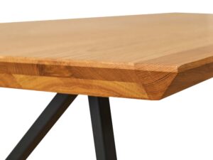 miniaturka Stół Drewniany z Metalowymi Nogami VIRAGO