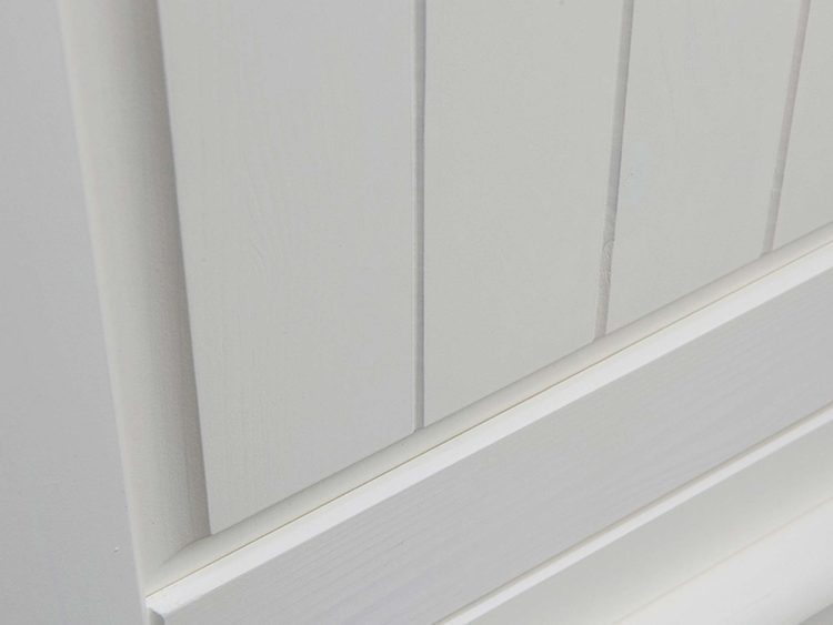 Meble drewniane białe frezy NISAN