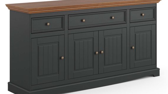 Duża komoda z litego drewna NISAN