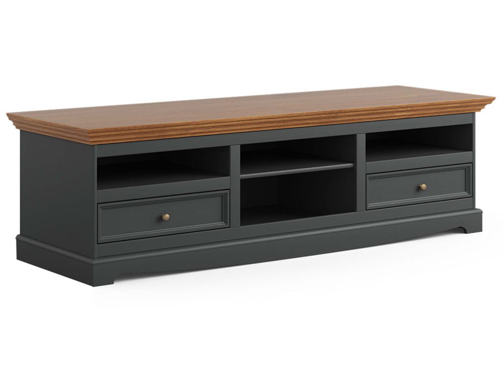 Duża szafka RTV z drewna NISAN