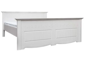 miniaturka Łóżko drewniane białe NISAN