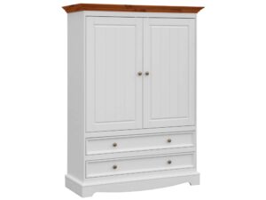 miniaturka Biała komoda drewniana bieliźniarka NISAN