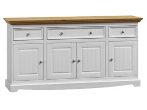 miniaturka Duża komoda z litego drewna NISAN