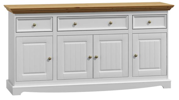 miniaturka Duża komoda z litego drewna NISAN