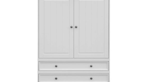 miniaturka Biała komoda drewniana bieliźniarka NISAN