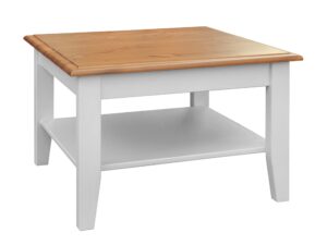 miniaturka Biała ława drewniana do salonu NISAN