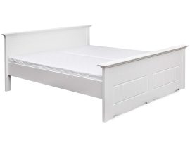 Łóżko drewniane białe miniaturka NISAN