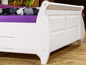 miniaturka Drewniane łóżko prowansalskie SENA