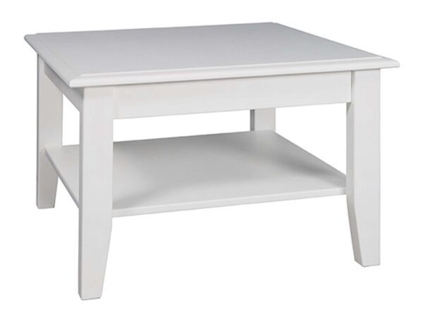 Biała ława drewniana do salonu biały NISAN