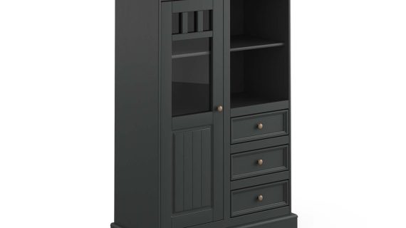 Drewniana mała witryna NISAN