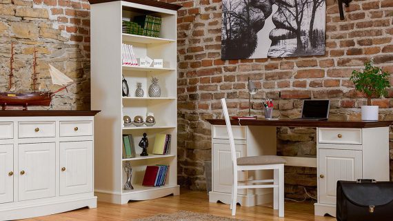 miniaturka Drewniany regał biblioteczka NISAN